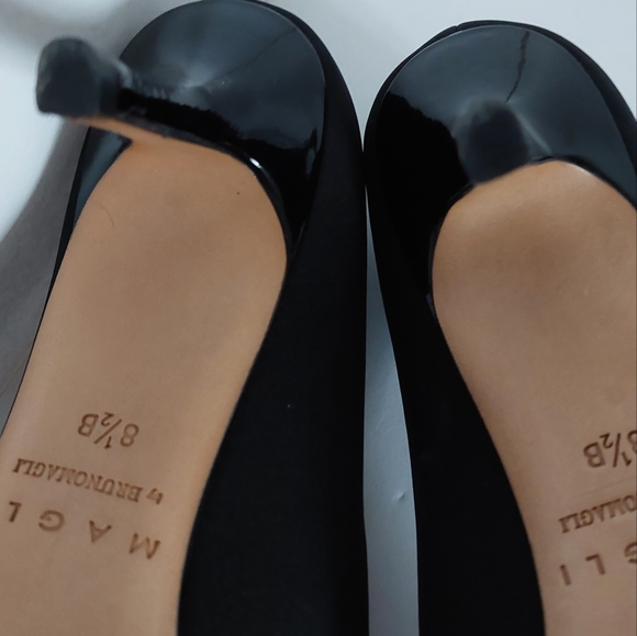 Magli by Bruno Magli Alexis Peep Toe Pumps Sz 8.5B - Picture 10 of 10